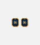Dolce&Gabbana DG embellished clip-on earrings