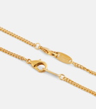 Balenciaga Lovelock Double embellished necklace