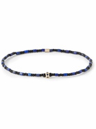 Luis Morais - Gold, Sapphire and Glass Beaded Bracelet