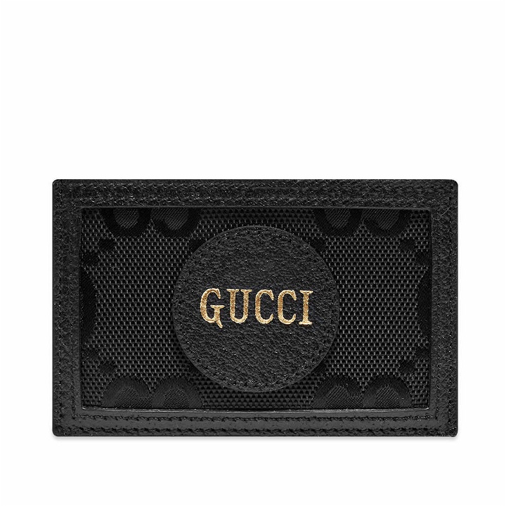 Photo: Gucci Men's GG Eco Nylon Card Holder in Black