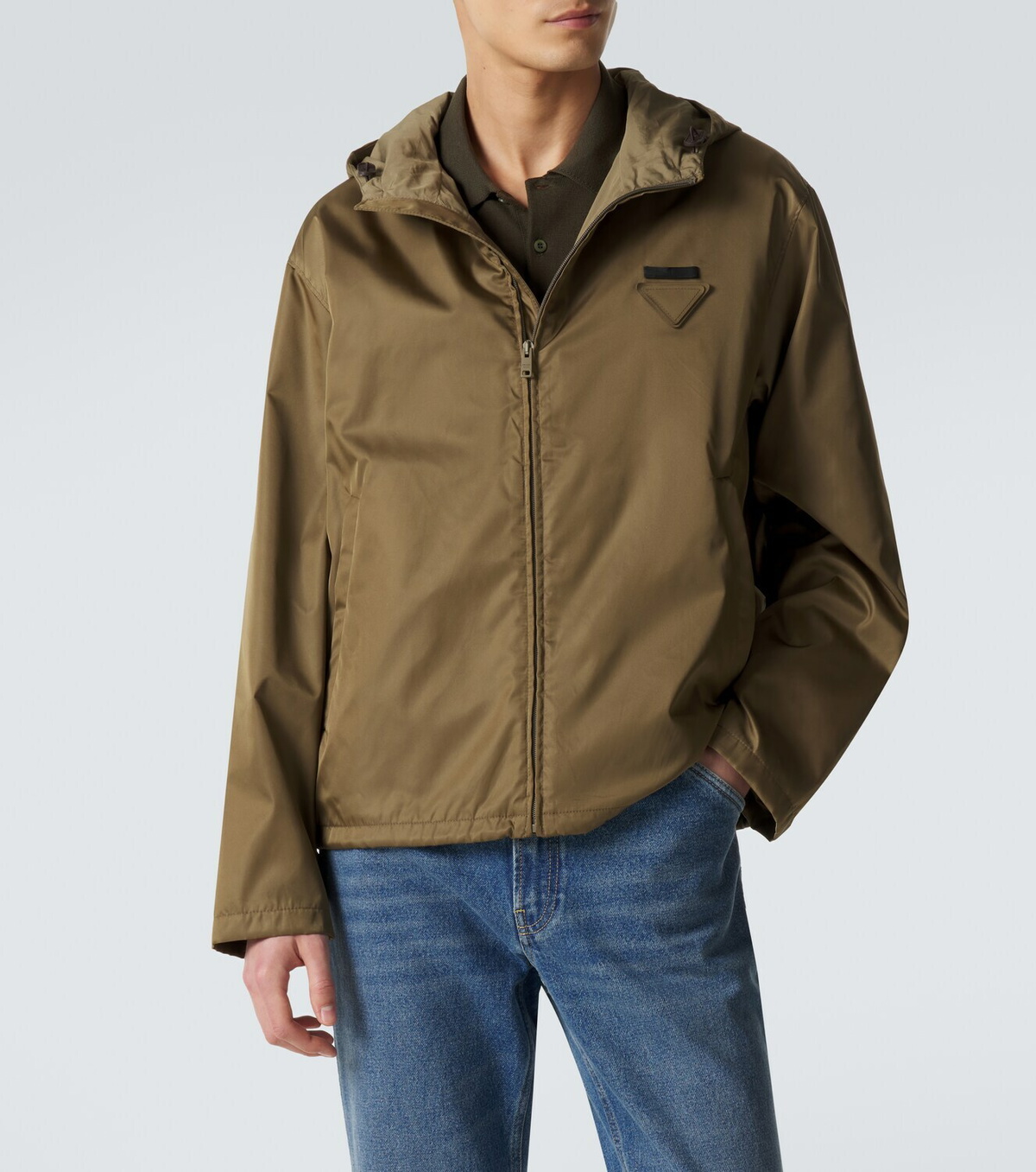 Prada Re-Nylon hooded jacket