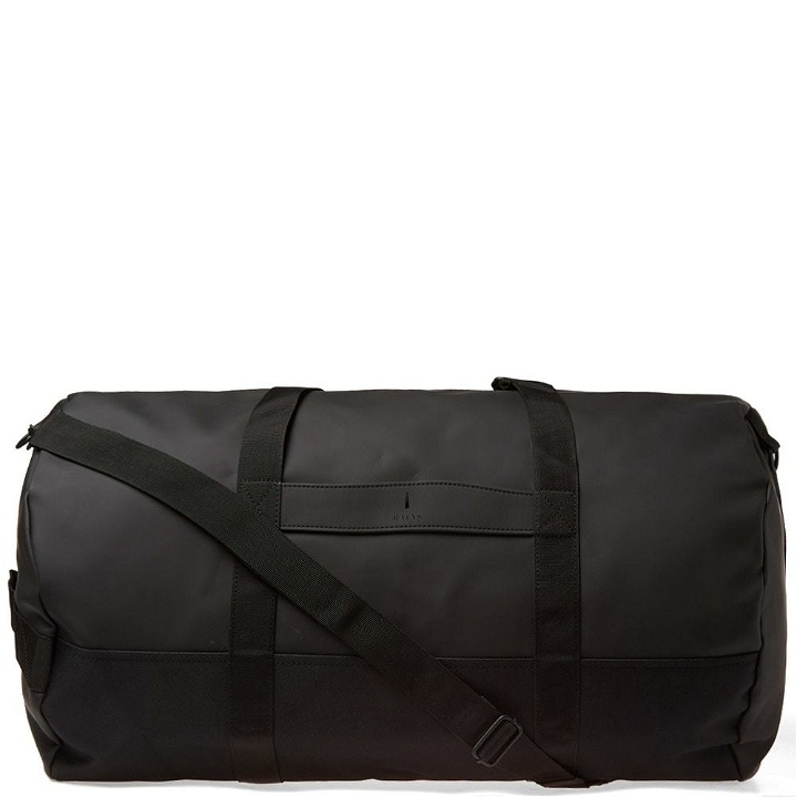 Photo: Rains Travel Duffel Bag Black