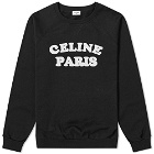 Celine Paris Bubble Logo Crew Neck Sweat