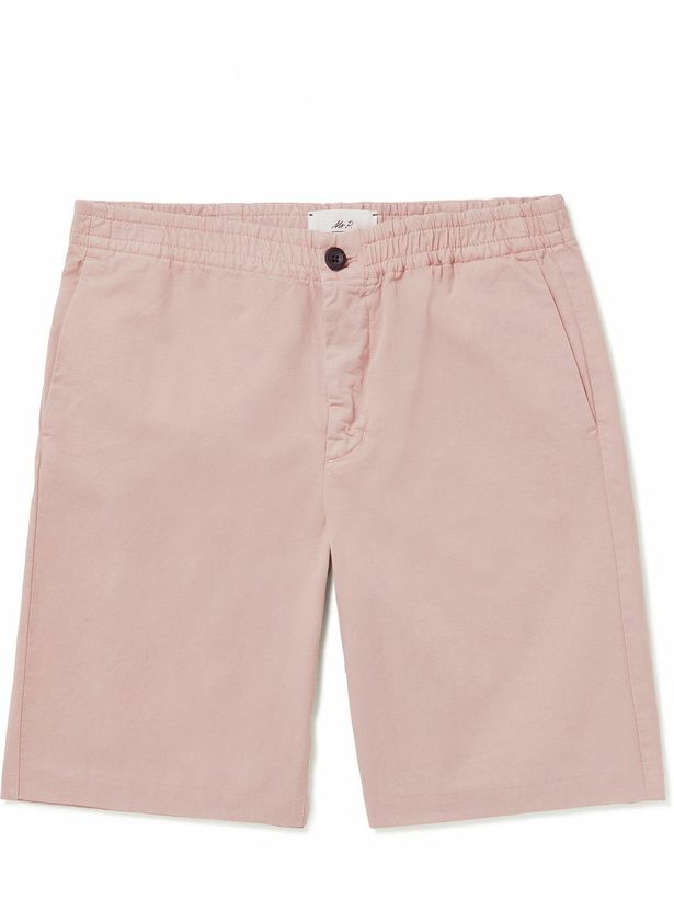 Photo: Mr P. - Straight-Leg Cotton-Twill Shorts - Pink