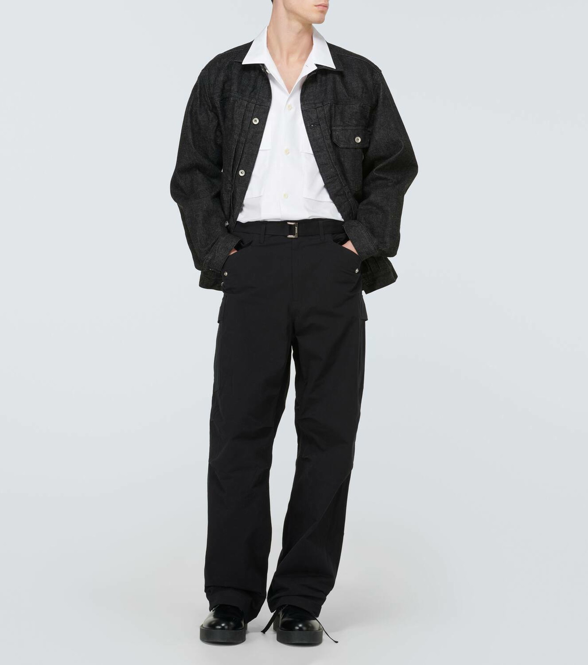 Sacai x Thomas Mason cotton poplin shirt Sacai
