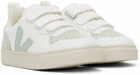 VEJA Baby White & Blue V-10 Sneakers