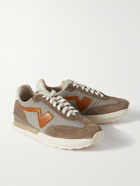 Visvim - FKT Runner Suede- and Leather-Trimmed Nylon-Blend Sneakers - Gray