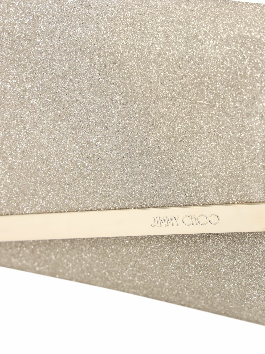 JIMMY CHOO - Emmie Infinity Glittered Clutch
