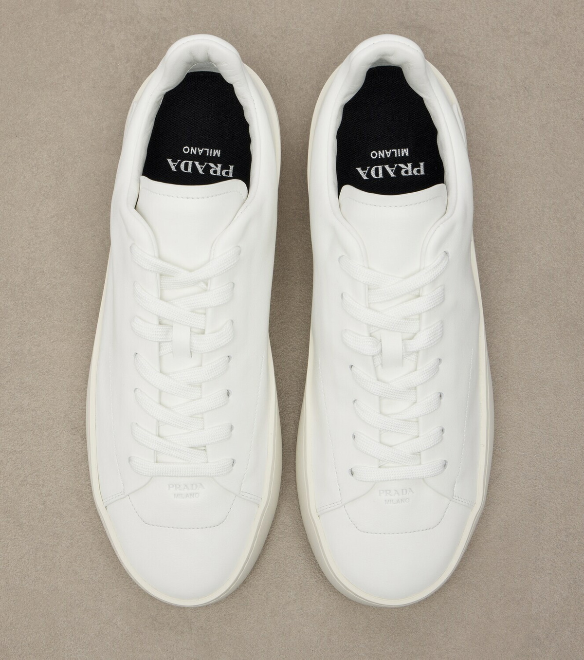 Prada Court leather sneakers