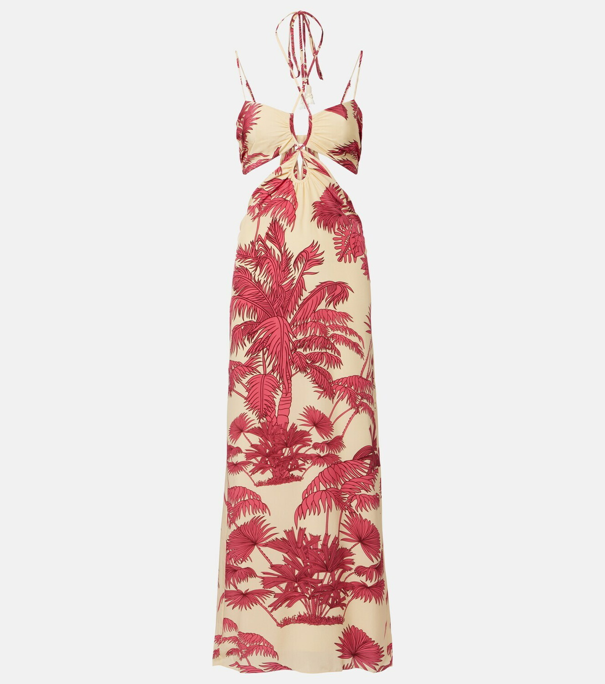 Johanna Ortiz Andalusian Rhythms printed silk maxi dress