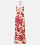 Johanna Ortiz Andalusian Rhythms printed silk maxi dress