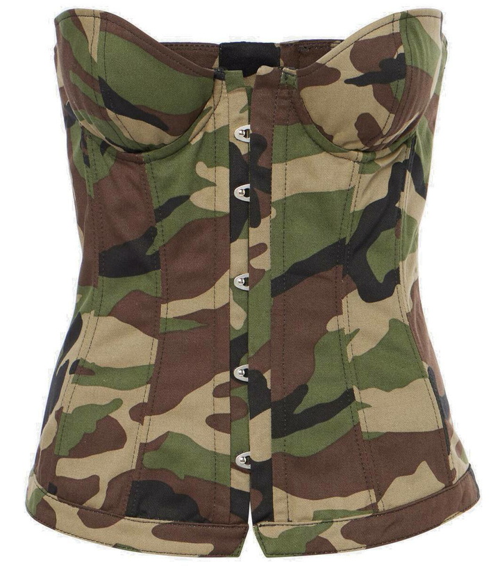 Photo: Vetements Corset cotton top