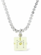 MARNI - Resin Collar Necklace W/ Dice & Crystal