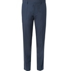 Hugo Boss - Navy Genesis Slim-Fit Cotton Suit Trousers - Men - Navy