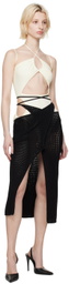 ANDREĀDAMO Off-White Sleeveless Bodysuit