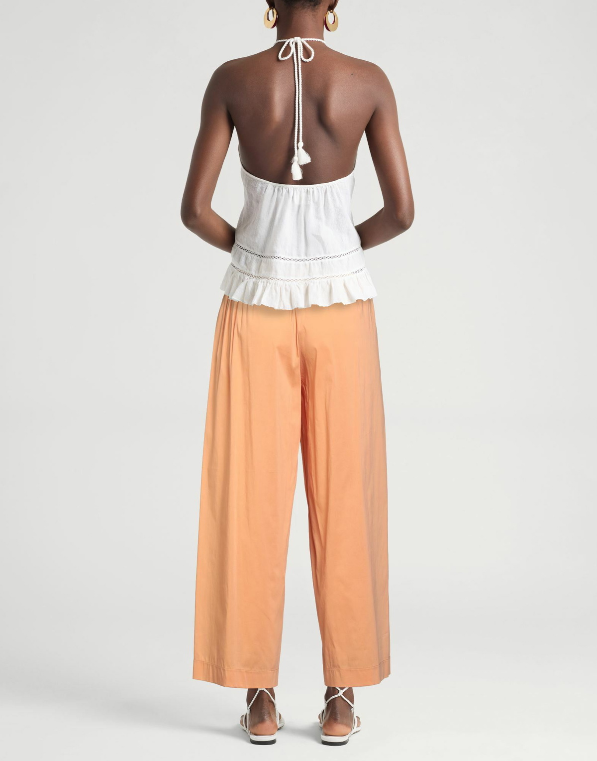 Jijil Womens Pants Apricot