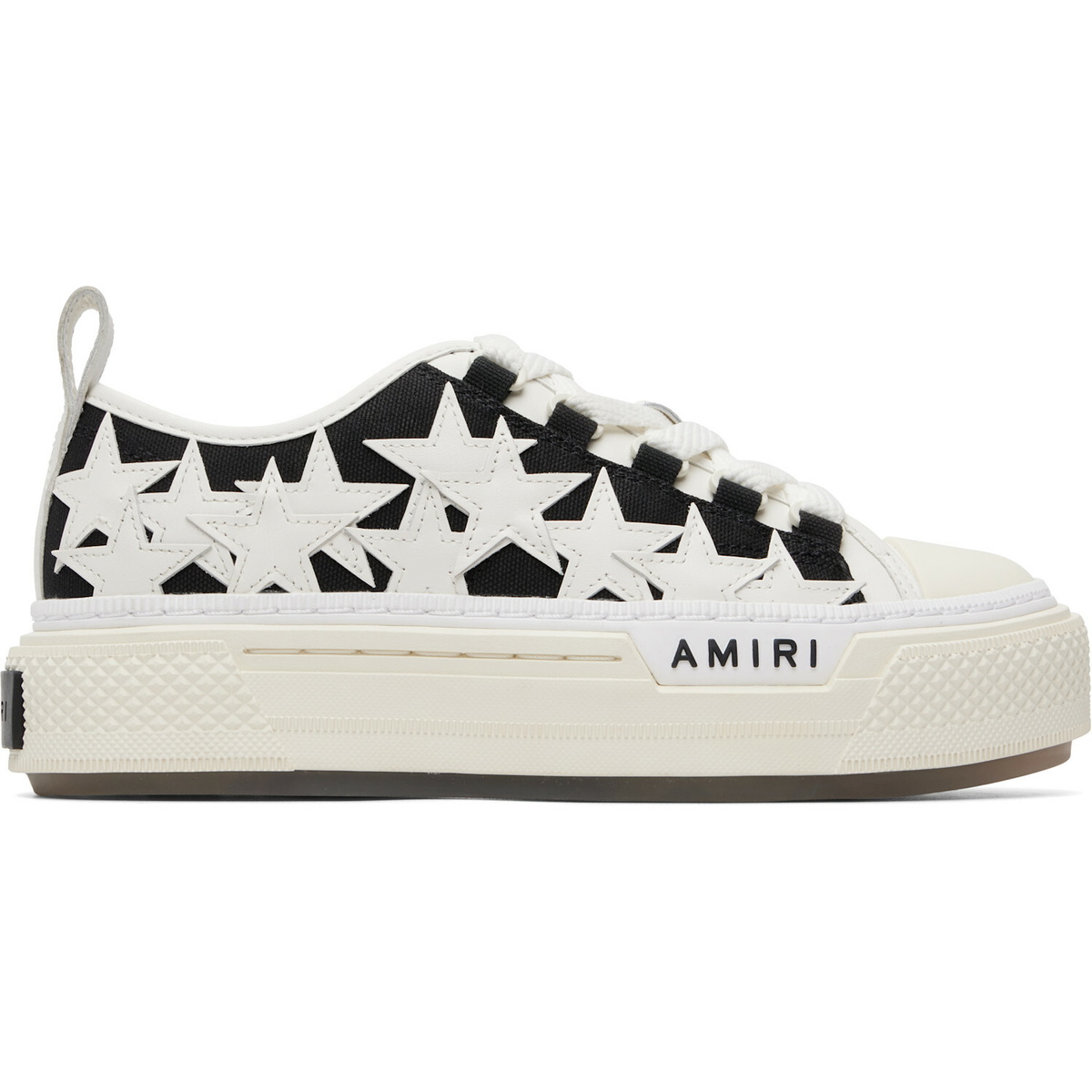 AMIRI Black & White Stars Court Low Sneakers
