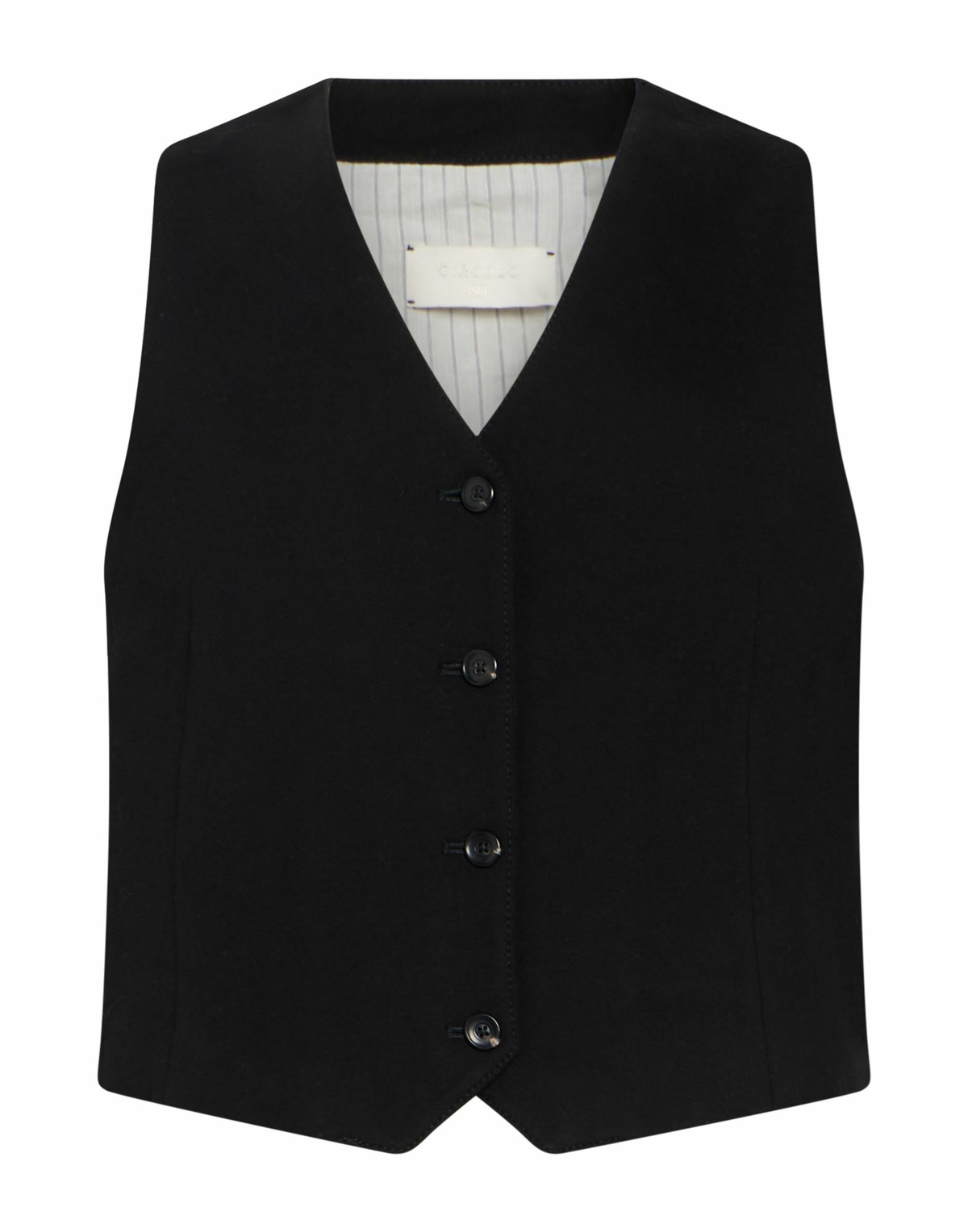 Circolo 1901 Womens Tailored Vest in Black
