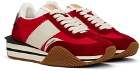 TOM FORD Red James Sneakers