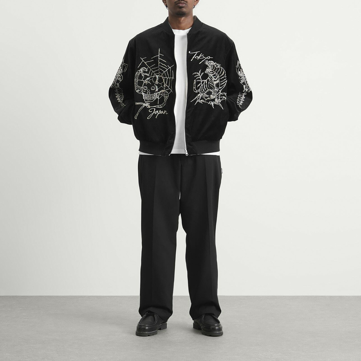 Neighborhood Men's Souvenir Jacket in Black Neighborhood