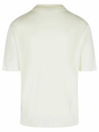 Laneus Polo Shirt In Lyocell Cream