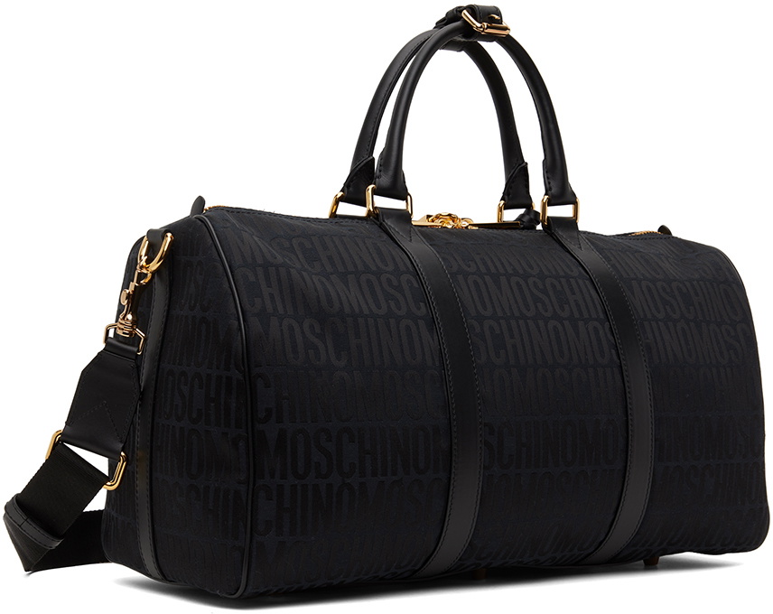 Moschino Black Logo Duffle Bag Moschino