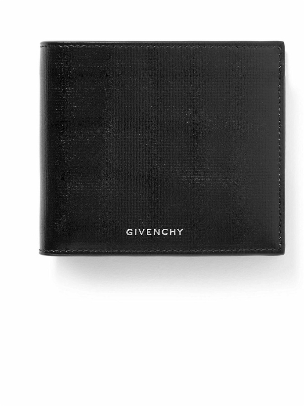 Photo: Givenchy - Logo-Print Textured-Leather Billfold Wallet