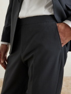 Favourbrook - Dalton Slim-Fit Straight-Leg Stretch-Wool Tuxedo Trousers - Black