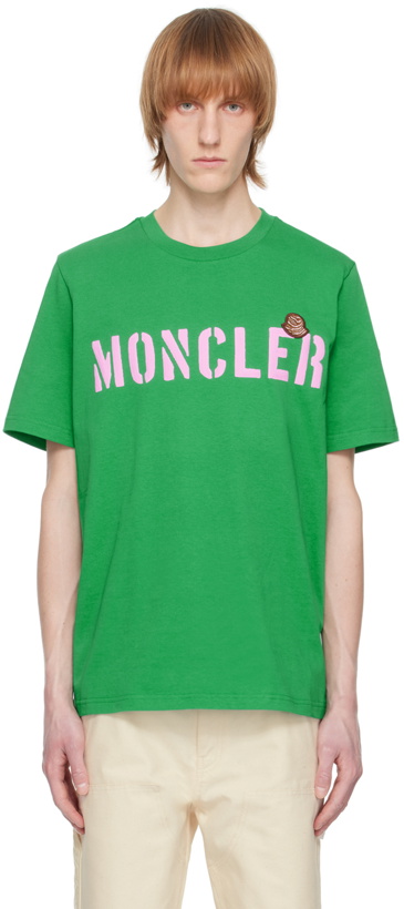 Photo: Moncler Green Printed T-Shirt