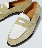 John Lobb - Lopez leather and suede loafers