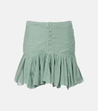 Marant Etoile Daneen ruffled cotton-blend miniskirt