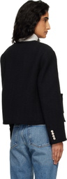 Dunst Black Classic Boucle Tweed Jacket