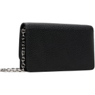 Maison Margiela Black Four Stitches Chain Wallet