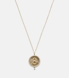 Persée Lucky Charm Eight 18kt gold necklace with diamonds