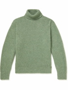 DOPPIAA - Aamintore Alpaca-Blend Rollneck Sweater - Green