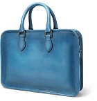Berluti - Un Jour Mini Leather Briefcase - Men - Blue