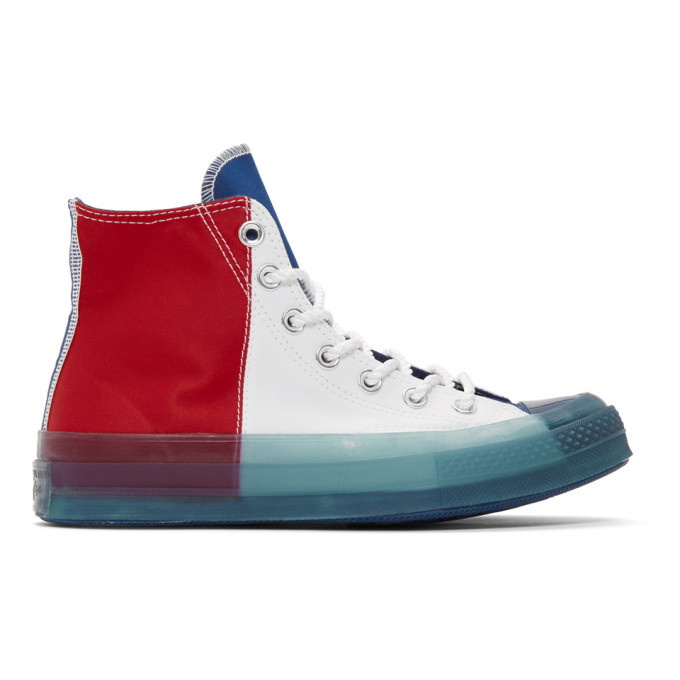 Photo: Converse Multicolor Transparent Sole Chuck 70 High Sneakers