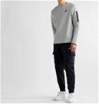 Nike - Mélange Tech Fleece Sweatshirt - Gray
