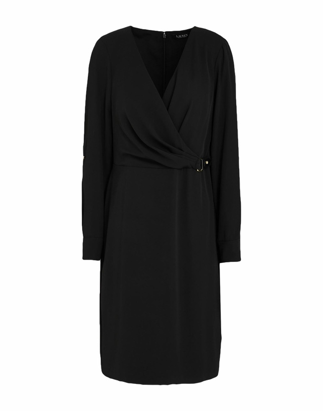 Photo: Lauren Ralph Lauren Womens Midi dress in Black