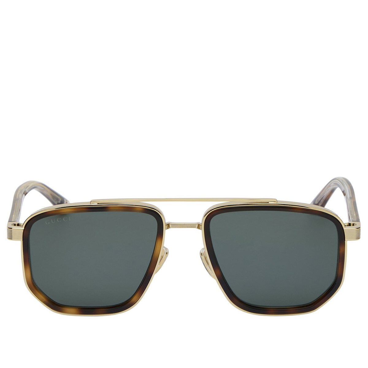 Gucci Men's GG2073S Sunglasses in Gold/Green 
