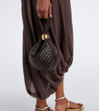 Amanu Zambia Small leather top-handle bag
