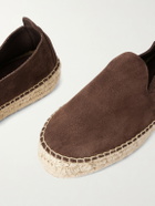 MORJAS - The Espadrille Suede Espadrilles - Brown