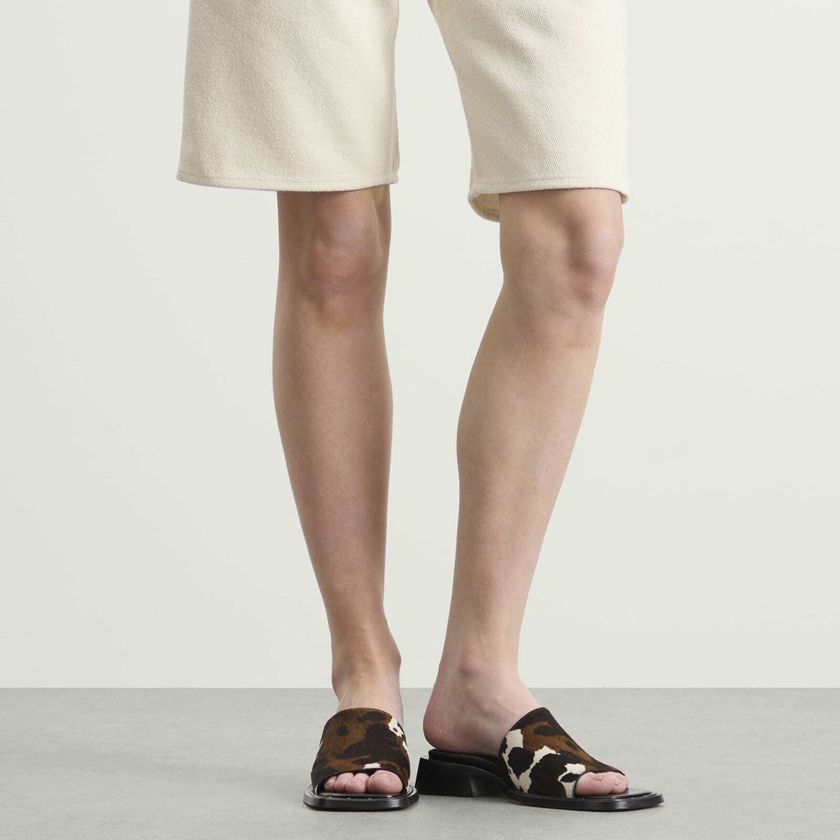 MIISTA Women's Alendra Asymmetric Sandals in Cow Aruna Tan Brown