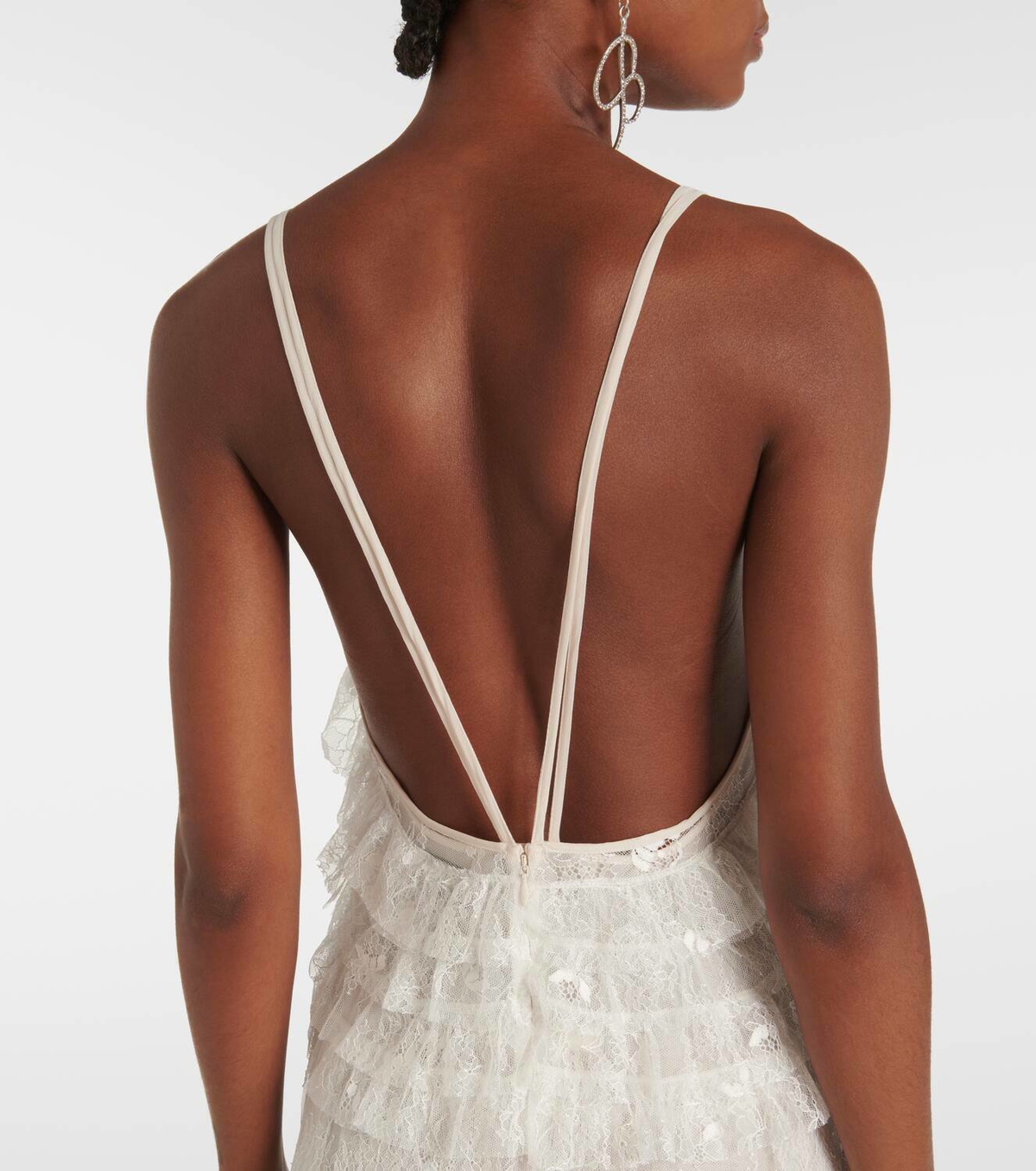 ワンピース BLUMARINE Woman Dress White 2A652A N0102 abito_corto_in_enver_satin_con