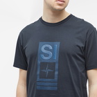 Stone Island Men's Abbrevaiation One Graphic T-Shirt in Navy