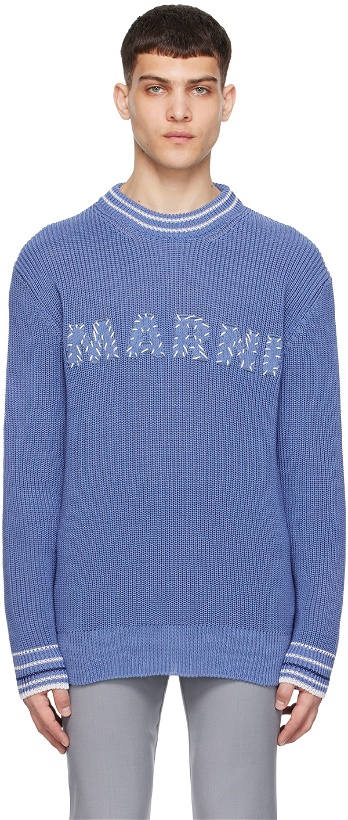 Photo: Marni Navy Patches Sweater