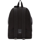 Saint Laurent Black Croc City Backpack