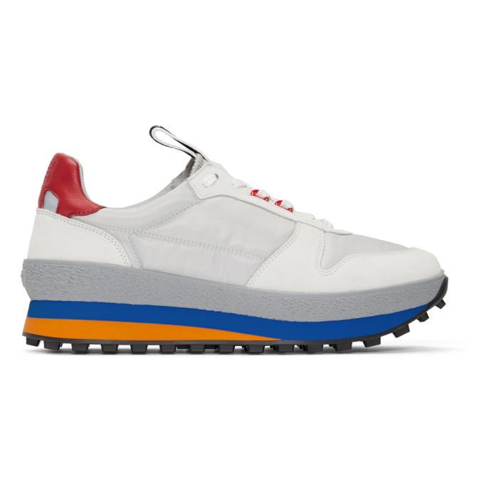 Photo: Givenchy Grey Calfskin TR3 Runner Sneakers