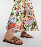 Tod's Embellished leather slides