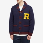 Polo Ralph Lauren Men's Varsity Cardigan in Aviator Navy Combo